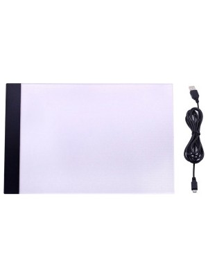 Techtic (A5)LED Işıklı Çizim Tableti 3 Kademe Çizim Kopyalama Grafik Tableti