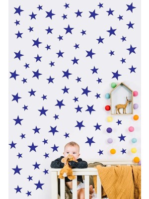 Kt Grup 300 Lacivert Yıldız Sticker