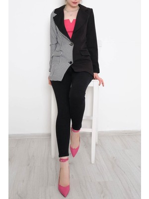 By Mino Çift Renk Blazer Ceket Siyah - 4285.1174.