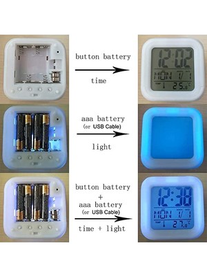 Jingyi Mini Dijital Çalar Saat JINGYI1635 (Yurt Dışından)