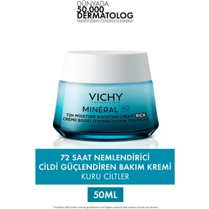 Mineral 89 Rich Cildi Güçlendiren 72 Saat Nemlendirici Bakım Kremi, Kuru Ciltler