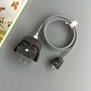 Iphone / iPad 18W / 20W Şarj Cihazı Koruma Sevimli Karikatür Koruyucu Tutucu Telefon Kablosu Aksesuarları Için Kablo Koruyucusu Set (Yurt Dışından)