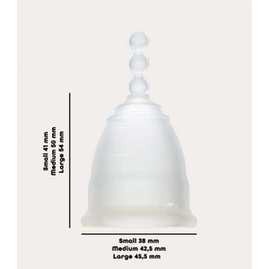 İkili Paket Menstrual Cup Adet Kabı Medikal Silikon