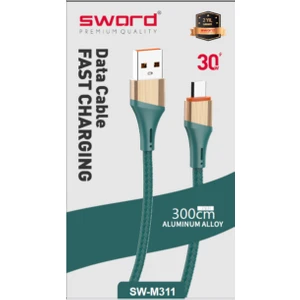 3 Metre Type-C Hızlı Şarj ve Data Kablosu