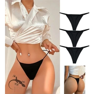 Gecko Collection Geckoip Lastikli Fantazi Kadın Tanga 3'lü