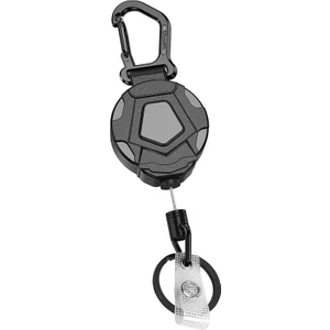 Geri Çekilebilir Anahtarlık - Siyah (Yurt Dışından)