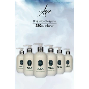 Eyüp Sabri Tuncer Aqua El Ve Vücut Losyonu 280 Ml X 6 Adet