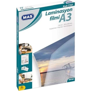 Mas A3 125 Mic Laminasyon Filmi 100’lü 7707
