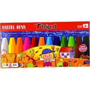12 Renk Pastel Boya P-8021