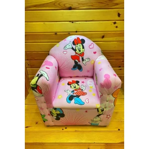 Mickey Mouse Desenli Pembe Çocuk Koltuğu