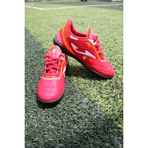 Dünya Mağaza Genç Erkek Çocuk Yeni Extrem Siyah Taban Renkli Bağcıklı Çim Halı Saha Ayakkabısı