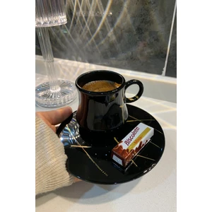 6 Kişilik Kütahya Seramik Türk Kahvesi Fincan Takımı 115ML