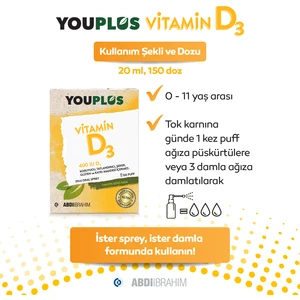 400 IU Vitamin D3 20 ml Sprey