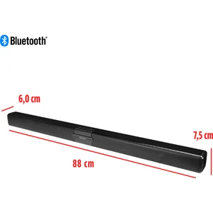MD-SB101 Siyah 10WX2 12V/1.5A Bt+Usb+Aux+Tf Kartlı Ev Sinema Soundbar Speaker
