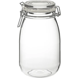 IKEA Vakum Kapaklı Cam Kavanoz Meridyendukkan Şeffaf 1.8 Litre Contalı Kavanoz