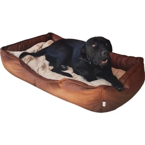 Patili Evler Büyük Irk Köpek Yatağı 80X130 cm - Kemik Yastıklı Xxxl