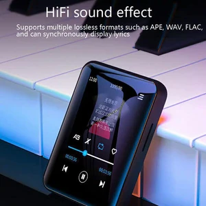 Benjie X1 Mini Bluetooth Mp3 Çalar 16 GB 1.8 Inç Dokunmatik Ekran Taşınabilir Müzik Video Oynatıcı Ücretsiz Hediye ile Kablolu Kulaklıklar | Mp3 Çalar (Yurt Dışından)