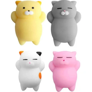 4 Adet Squishy Parti Çocuklar Için Şeker Hayvan Squishes Stres Rölyef Oyuncaklar (Yurt Dışından)