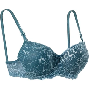 1104 Dantelli Telli Içi Boş Sütyen Su Yeşil - 85