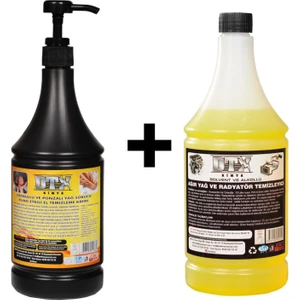 Dtx Kimya Kumlu El Temizleme Kremi ( Sabunu) 1 kg & Alkollü Intercooler Temizleme Sıvısı 500 ml
