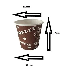 Karton Bardak 2.5 Oz 75 ml Türk Kahvesi Zemzem