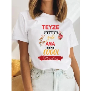 Teyze Tişörtü.teyzeye Özel Tişört. Isim Yazdırılabilir Teyze Tişörtü. Teyzeye Hediye Tişört