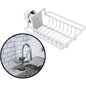 Patrisha Musluk Organizeri Mutfak Banyo Duş Beyaz