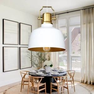 Gold Iç Yüzeyli Beyaz Retro Sarkıt AYD-3656