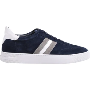 Lacivert Erkek Deri Sneaker SAMCHE