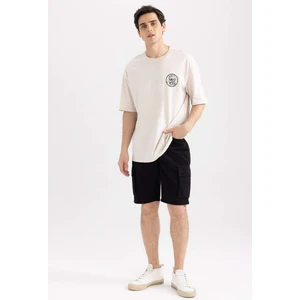 Regular Fit Kargo Cepli Bermuda Şort N8607AZ23SM