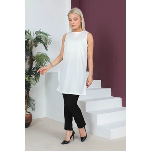 İmaj Butik Ekru Sıfır Kol Iç Tunik