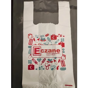 Eczane Poşeti Atlet Büyük Boy 28X50 cm 20 Kg'lık Paket