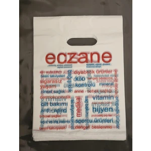 Eczane Poşeti El Geçme Eczane Temalı 24X31 cm Orta Boy 3300 Adet - 10 Kg'lık Paket