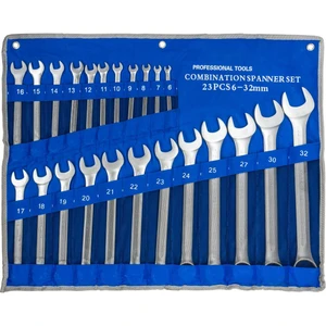 6014 Kombine Anahtar Takımı 6-32 mm 23 Parça (Bez Çantalı)