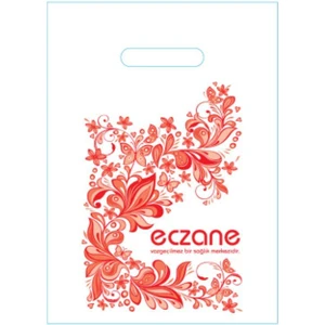 Eczane Poşeti El Geçme Orta Boy 25X35 cm - 1 Kg'lık Paket