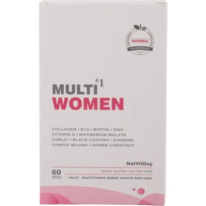 Natvitday Multi Women Multivitamin İçeren Kapsül Takviye Edici Gıda 60 Kapsül
