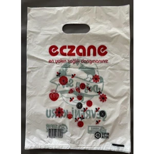Eczane Poşeti El Geçme Büyük Boy 30X40 cm - 1 Kg'lık Paket
