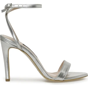 Nine West Etahe 2 3fx Gümüş Kadın Topuklu Sandalet