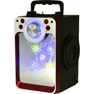 KTS-822S Ledli Kumandalı Bluetooth Hoparlör Usb-Tf-Fm Radyo
