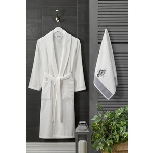 Mira Home Erkek Havlulu Banyo Bornoz Takımı 100 Pamuklu Bornoz