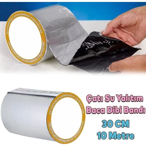 Çatı Yalıtım Baca Dibi Bandı Folyolu Ses Su Yalıtım Bant Bandı 30 cm x 10 mt