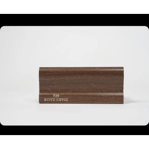 By Istanbul 6 cm Laminat Parke Süpürgelik Modeli 729KOYU Ceviz