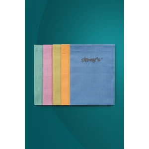 Orjinal Nakışlı 5'li Paket Mikrofiber Bez