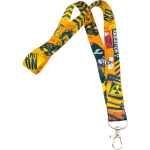 Ciccibiccishop Danger Radyasyon  25 Mm(Geniş) Boyun Askı Ipi