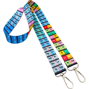 Ciccibiccishop Periyodik Cetvel  25 Mm(Geniş) Boyun Askı Ipi