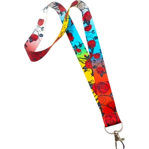 Ciccibiccishop Dikenli Gül  25 Mm(Geniş) Boyun Askı Ipi