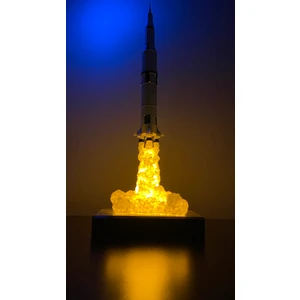 Root Made Roket Lamba Satürn V Dekoratif Gece Lambası Ev Ofis Dekorasyon Rocket Apollo