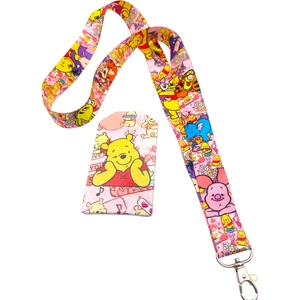 Ciccibicci Shop  Winnie  Boyun Askı İpi Ve Silikon Dikey Kart Tutucu