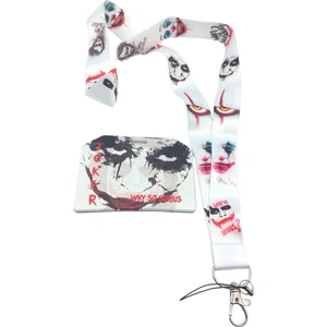 Ciccibicci Shop Beyaz Joker Boyun Askı İpi Ve Silikon Yatay Kart Tutucu