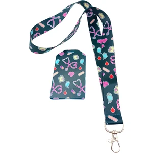 Ciccibicci Shop  Sağlıkçı Semboller  Boyun Askı İpi Ve Silikon Dikey Kart Tutucu